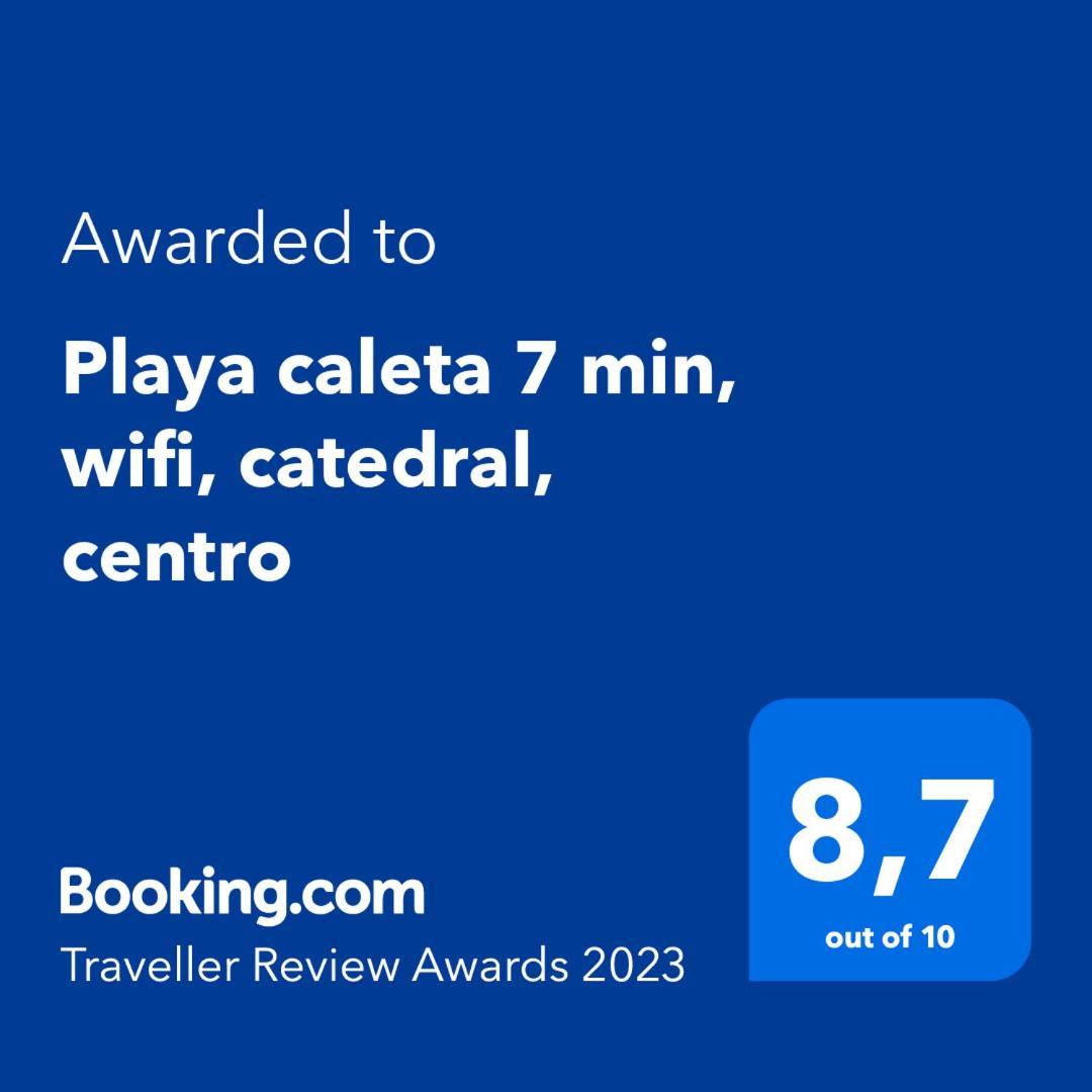 Apartmán Playa Caleta 7 Min, Wifi, Catedral, Centro Cádiz Exteriér fotografie